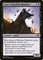 Kami of Restless Shadows — Kamigawa: Neon Dynasty