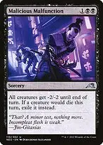 Malicious Malfunction — Kamigawa: Neon Dynasty