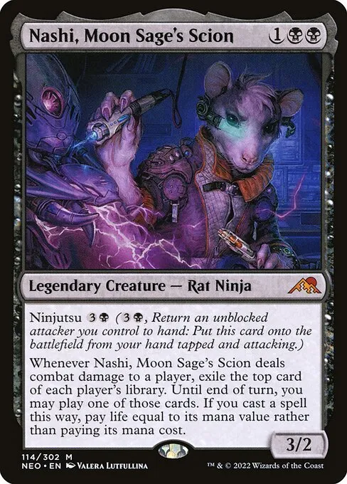 Nashi, Moon Sage's Scion — Kamigawa: Neon Dynasty