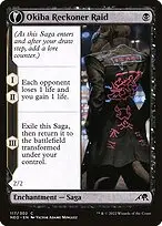 Okiba Reckoner Raid // Nezumi Road Captain — Kamigawa: Neon Dynasty