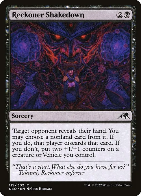 Reckoner Shakedown — Kamigawa: Neon Dynasty