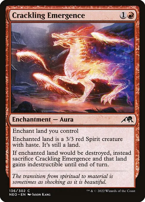 Crackling Emergence — Kamigawa: Neon Dynasty