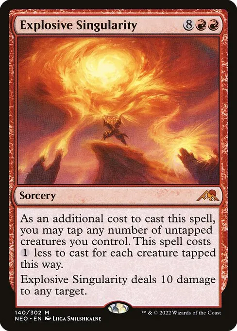 Explosive Singularity — Kamigawa: Neon Dynasty