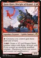 Goro-Goro, Disciple of Ryusei — Kamigawa: Neon Dynasty