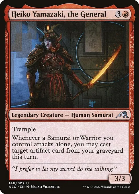 Heiko Yamazaki, the General — Kamigawa: Neon Dynasty