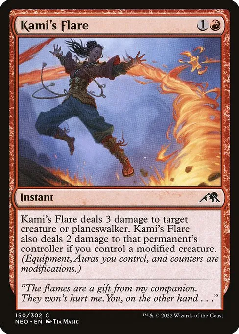 Kami's Flare — Kamigawa: Neon Dynasty