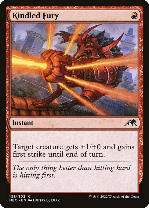 Kindled Fury — Kamigawa: Neon Dynasty