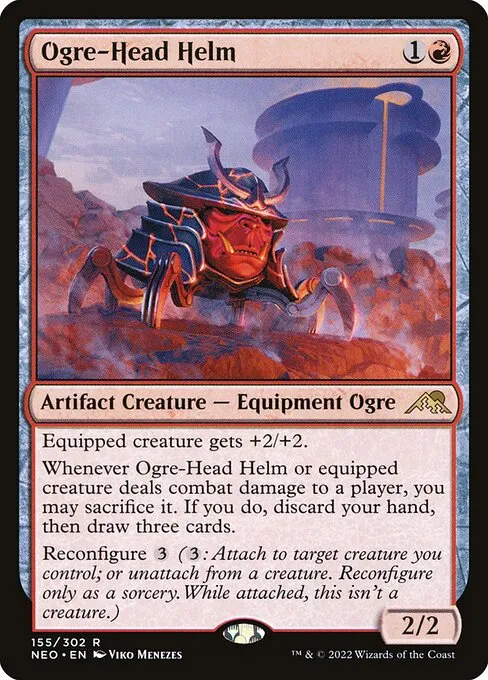 Ogre-Head Helm — Kamigawa: Neon Dynasty