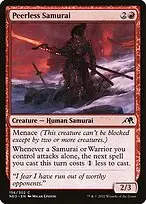 Peerless Samurai — Kamigawa: Neon Dynasty