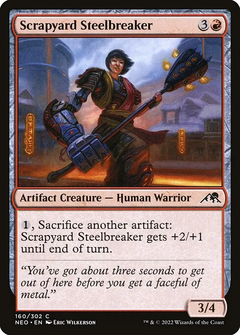 Scrapyard Steelbreaker — Kamigawa: Neon Dynasty