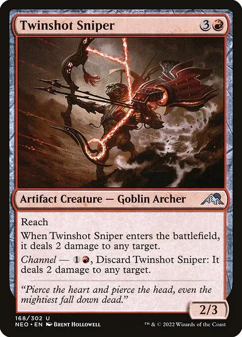 Twinshot Sniper — Kamigawa: Neon Dynasty