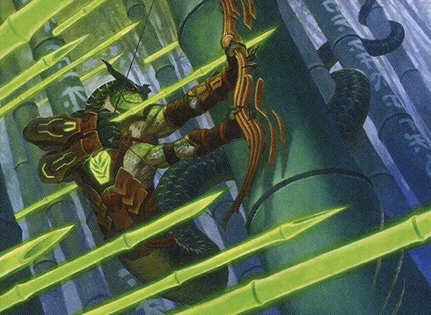 Art detail — Bamboo Grove Archer