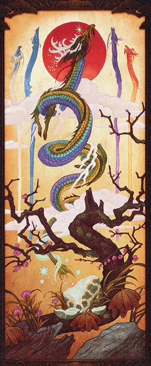 Art detail — The Dragon-Kami Reborn // Dragon-Kami's Egg