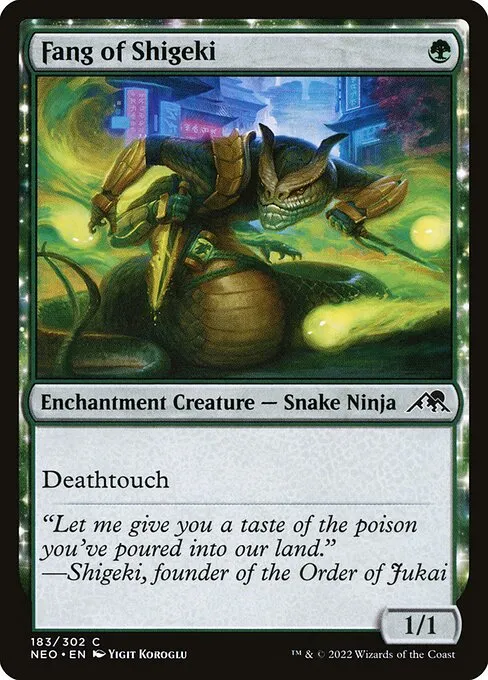 Fang of Shigeki — Kamigawa: Neon Dynasty