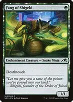 Fang of Shigeki — Kamigawa: Neon Dynasty