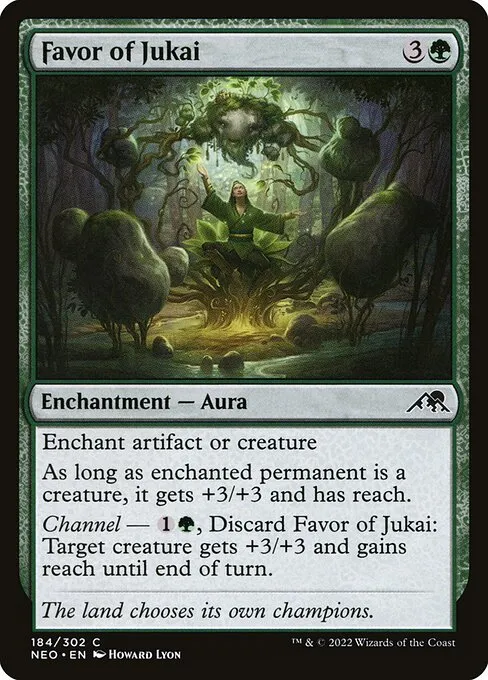 Favor of Jukai — Kamigawa: Neon Dynasty