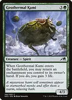 Geothermal Kami — Kamigawa: Neon Dynasty