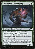 Heir of the Ancient Fang — Kamigawa: Neon Dynasty