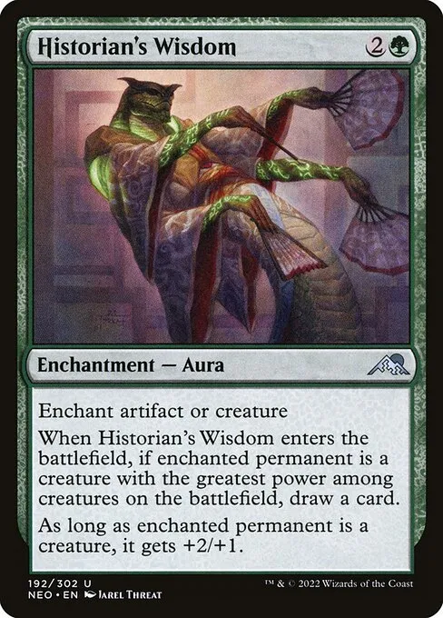 Historian's Wisdom — Kamigawa: Neon Dynasty