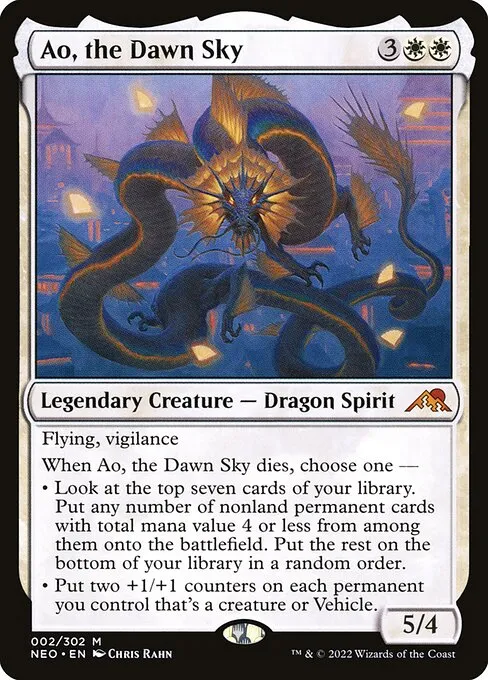 Ao, the Dawn Sky — Kamigawa: Neon Dynasty