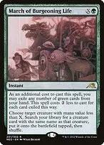 March of Burgeoning Life — Kamigawa: Neon Dynasty