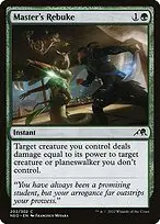 Master's Rebuke — Kamigawa: Neon Dynasty