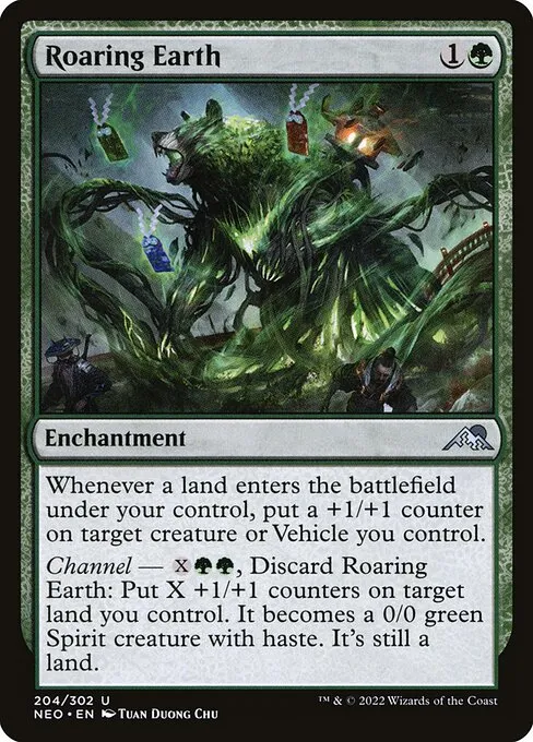 Roaring Earth — Kamigawa: Neon Dynasty