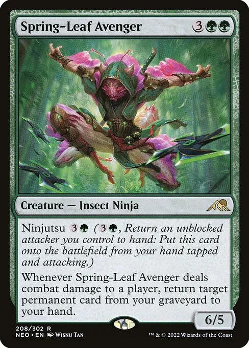 Spring-Leaf Avenger — Kamigawa: Neon Dynasty