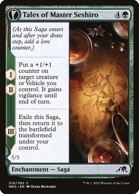 Tales of Master Seshiro // Seshiro's Living Legacy — Kamigawa: Neon Dynasty
