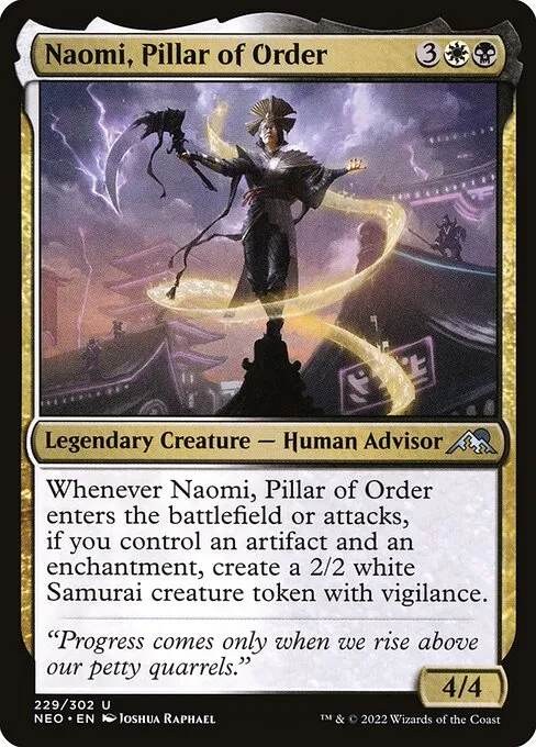 Naomi, Pillar of Order — Kamigawa: Neon Dynasty