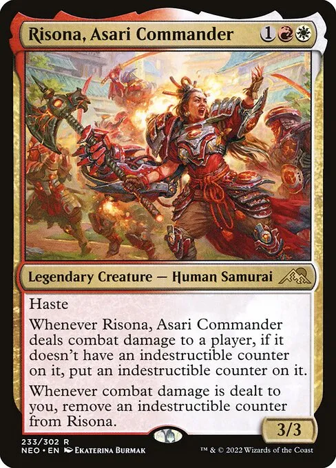 Risona, Asari Commander — Kamigawa: Neon Dynasty