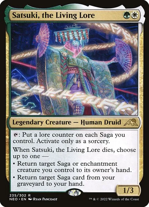 Satsuki, the Living Lore — Kamigawa: Neon Dynasty