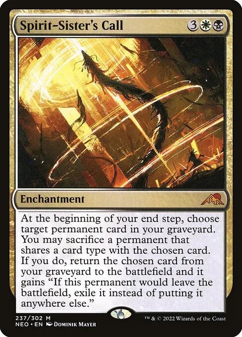 Spirit-Sister's Call — Kamigawa: Neon Dynasty