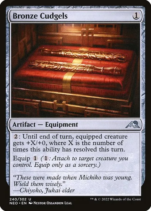 Bronze Cudgels — Kamigawa: Neon Dynasty