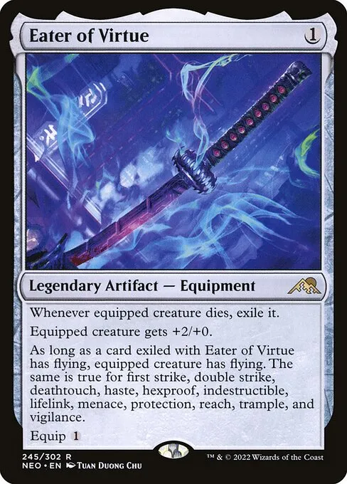 Eater of Virtue — Kamigawa: Neon Dynasty