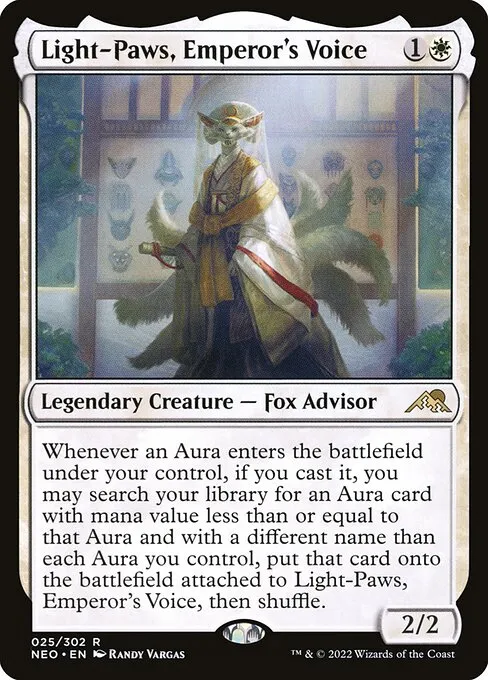 Light-Paws, Emperor's Voice — Kamigawa: Neon Dynasty