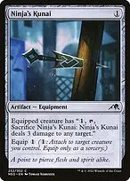 Ninja's Kunai — Kamigawa: Neon Dynasty