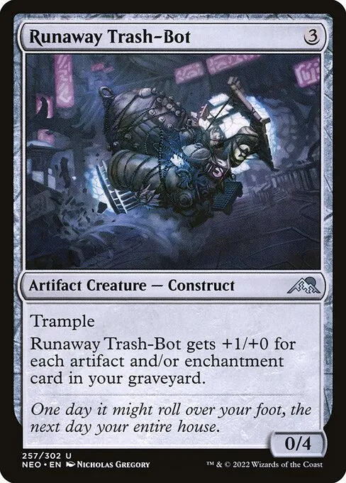 Runaway Trash-Bot — Kamigawa: Neon Dynasty