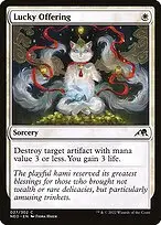Lucky Offering — Kamigawa: Neon Dynasty