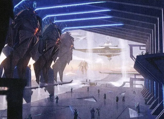 Art detail — Mech Hangar