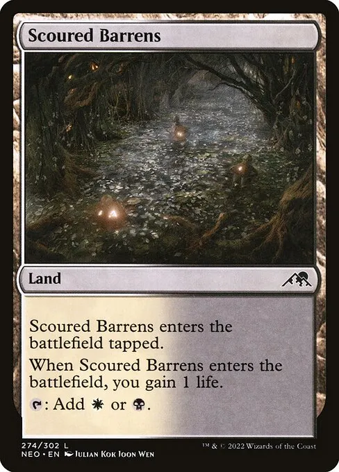 Scoured Barrens — Kamigawa: Neon Dynasty