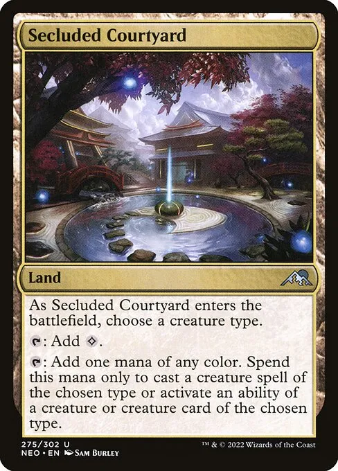 Secluded Courtyard — Kamigawa: Neon Dynasty