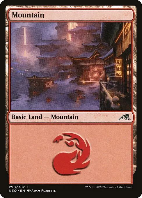 Mountain — Kamigawa: Neon Dynasty