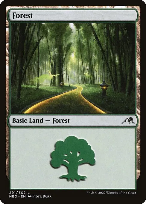 Forest — Kamigawa: Neon Dynasty