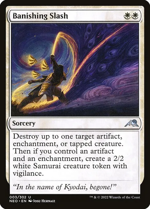 Banishing Slash — Kamigawa: Neon Dynasty