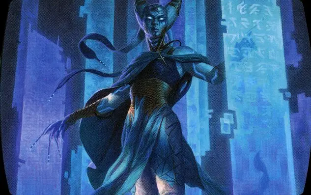Art detail — Tamiyo, Compleated Sage