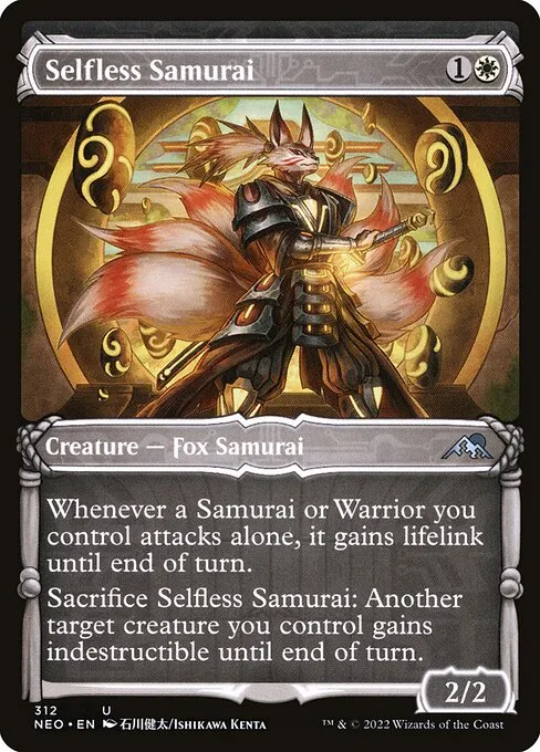 Selfless Samurai — Kamigawa: Neon Dynasty