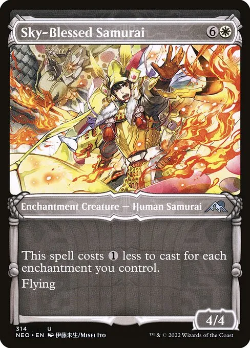 Sky-Blessed Samurai — Kamigawa: Neon Dynasty