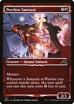 Peerless Samurai — Kamigawa: Neon Dynasty