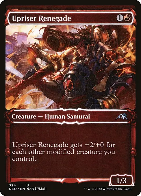 Upriser Renegade — Kamigawa: Neon Dynasty